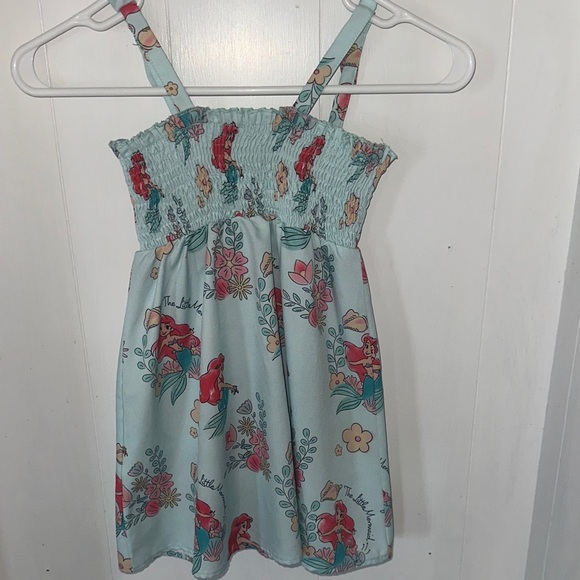 Disney Other - Disney Little Mermaid Floral Sundress - Light Blue
